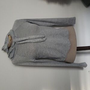 Goodnight Macaroon Vania Heather Gray Cropped Hoodie Top S